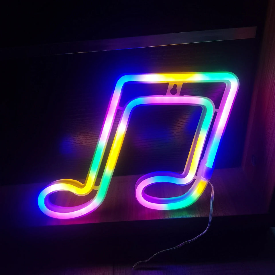 decorative led signs USB/battery