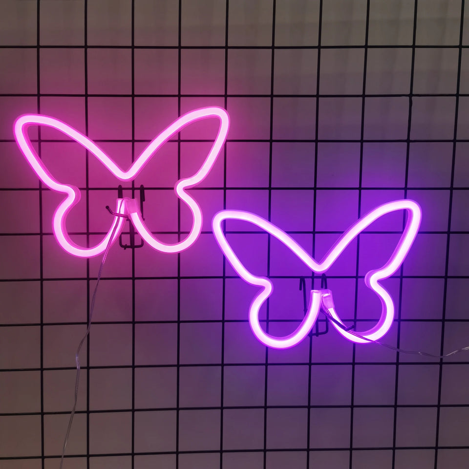 decorative led signs USB/battery