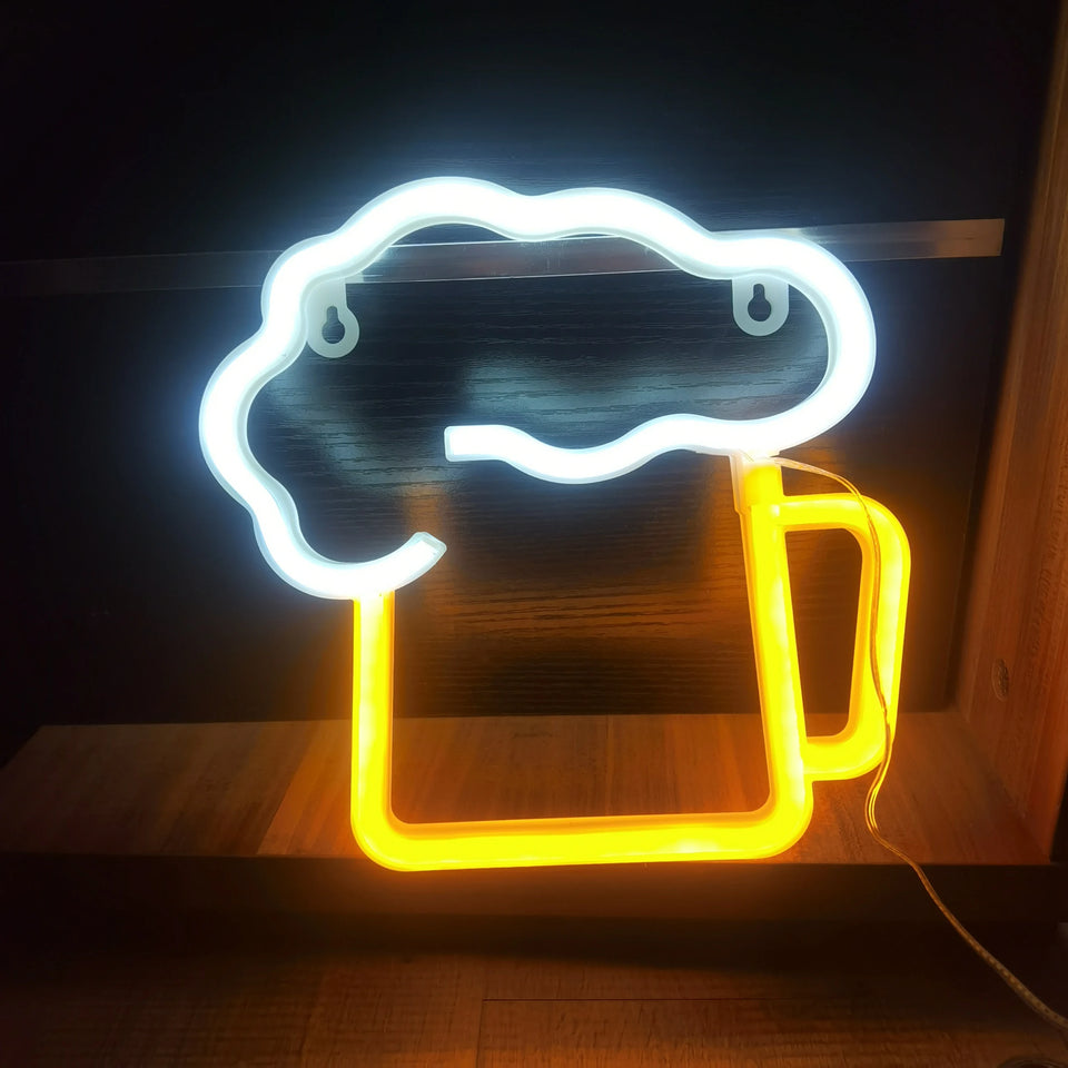 decorative led signs USB/battery