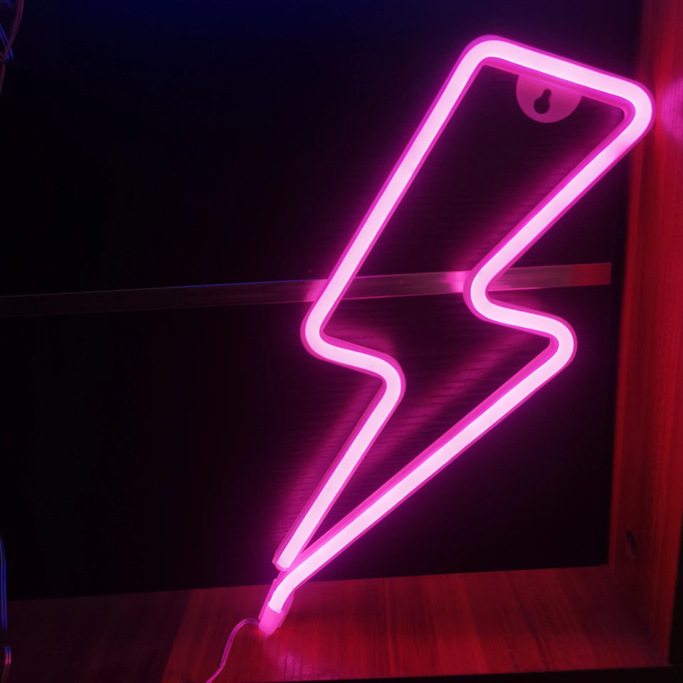 decorative led signs USB/battery