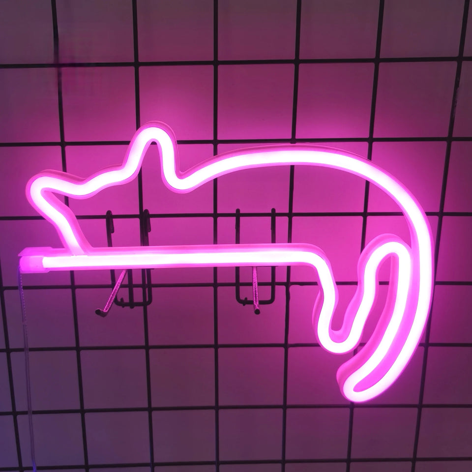 decorative led signs USB/battery