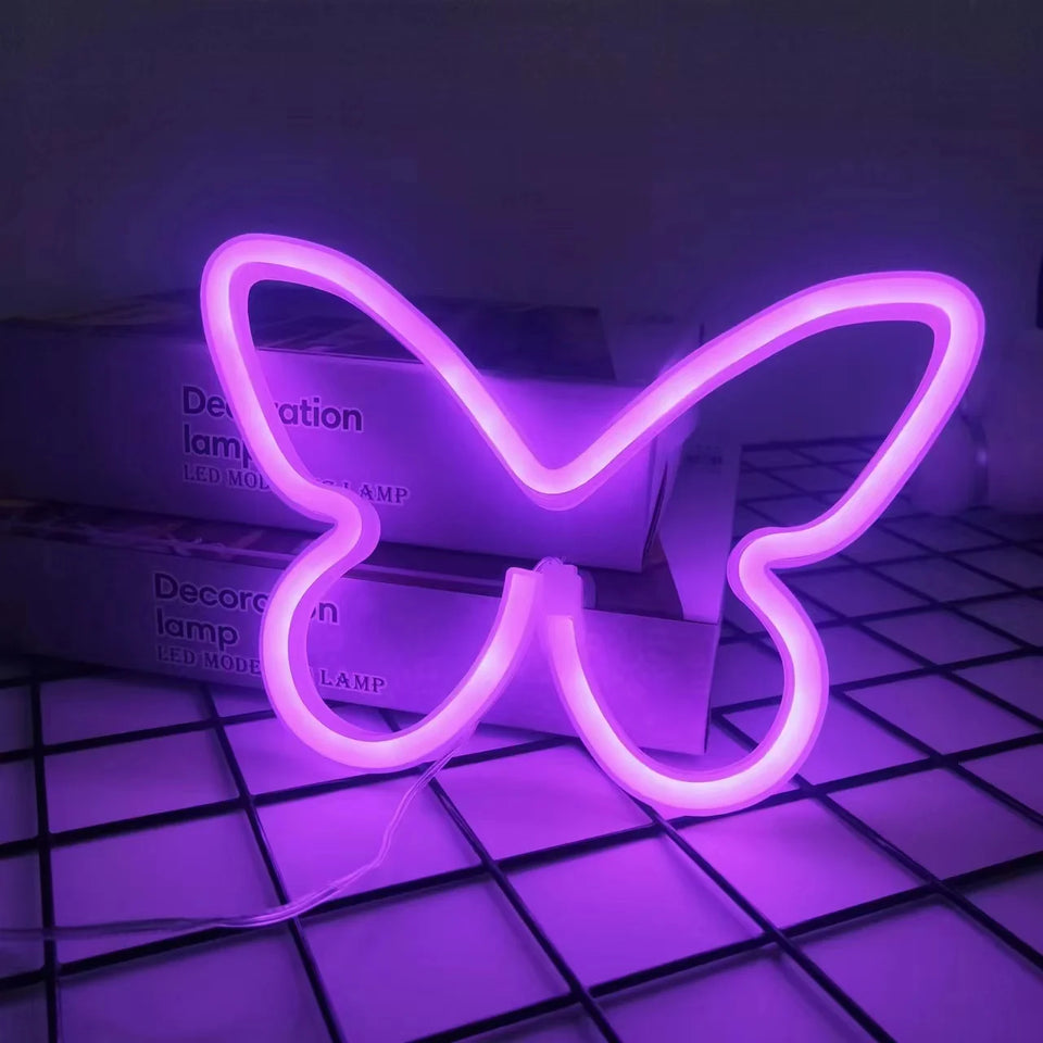 decorative led signs USB/battery
