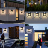 Powerful Solar Wall Light Outdoor Waterproof LED Lamp House Garden Fence Decoration Light Sensor Solar Energy Wall Lantern LED