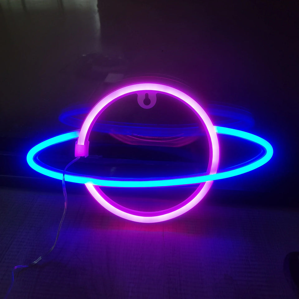decorative led signs USB/battery