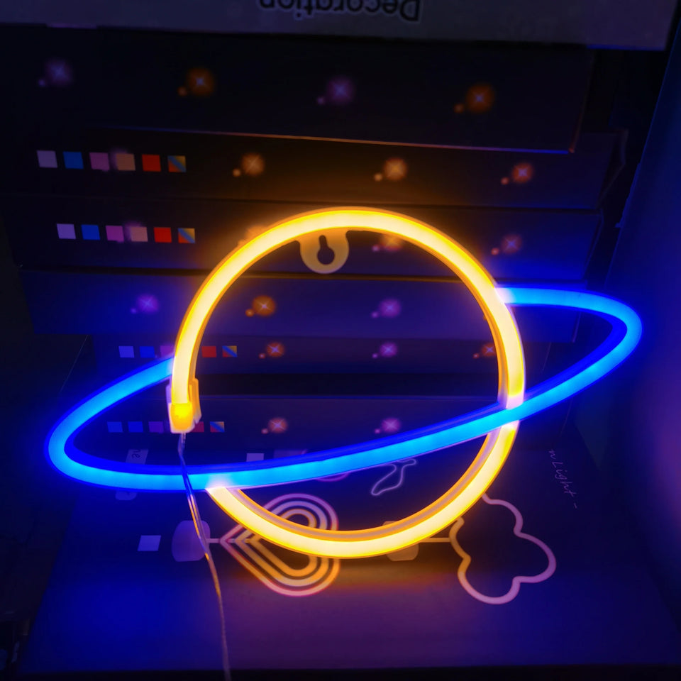 decorative led signs USB/battery